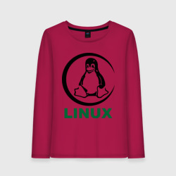 Женский лонгслив хлопок Linux