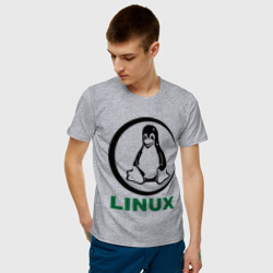 Мужская футболка хлопок Linux - фото 2