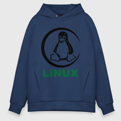 Мужское худи Oversize хлопок Linux