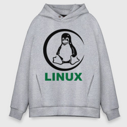 Мужское худи Oversize хлопок Linux