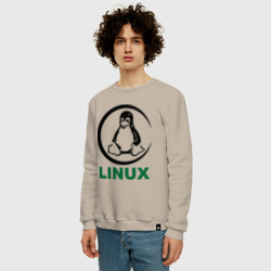 Мужской свитшот хлопок Linux - фото 2