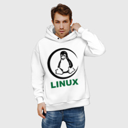 Мужское худи Oversize хлопок Linux - фото 2