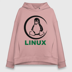 Женское худи Oversize хлопок Linux