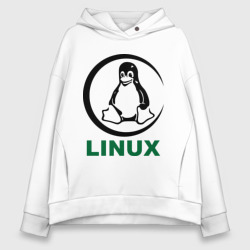 Женское худи Oversize хлопок Linux