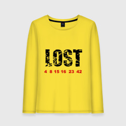 Женский лонгслив хлопок Lost