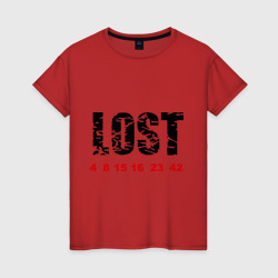 Женская футболка хлопок Lost