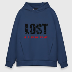 Мужское худи Oversize хлопок Lost