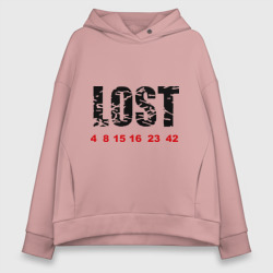 Женское худи Oversize хлопок Lost