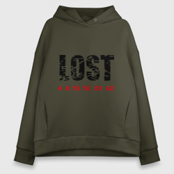 Женское худи Oversize хлопок Lost