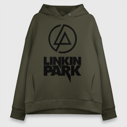 Женское худи Oversize хлопок Linkin Park