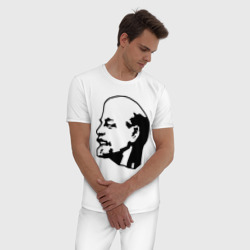 Мужская пижама хлопок Ленин - фото 2