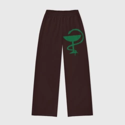 Женские брюки oversize без начеса хлопок Медик