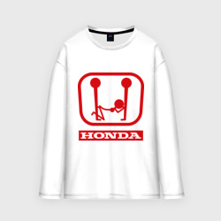 Мужской лонгслив oversize хлопок Honda эро