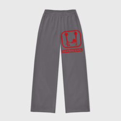 Женские брюки oversize без начеса хлопок Honda эро