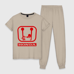 Женская пижама хлопок Honda эро