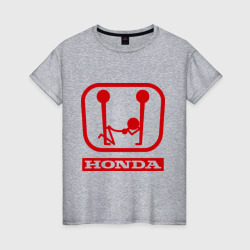 Женская футболка хлопок Honda эро