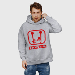 Мужское худи Oversize хлопок Honda эро - фото 2