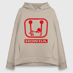 Женское худи Oversize хлопок Honda эро