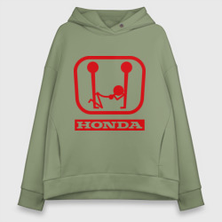 Женское худи Oversize хлопок Honda эро