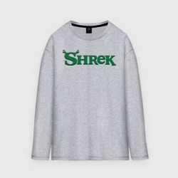 Женский лонгслив oversize хлопок Shrek