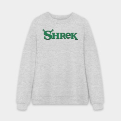 Мужской свитшот oversize без начеса хлопок Shrek