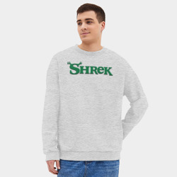 Мужской свитшот oversize без начеса хлопок Shrek - фото 2
