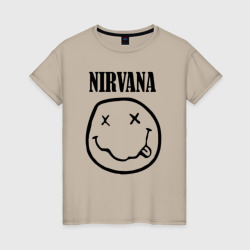 Женская футболка хлопок Nirvana