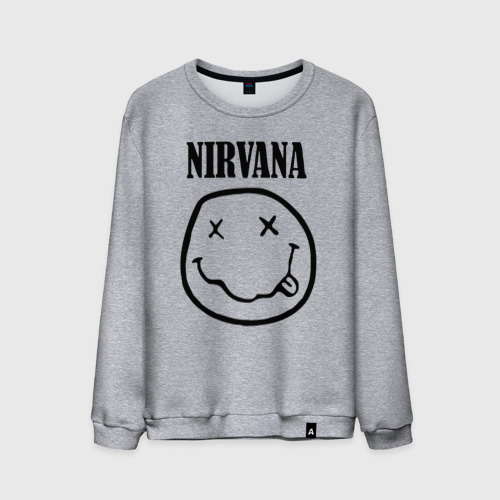Мужской свитшот хлопок Nirvana, цвет меланж