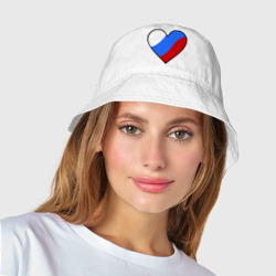 Женская панама хлопок Российское сердце - фото 2