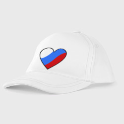 Детская бейсболка Российское сердце