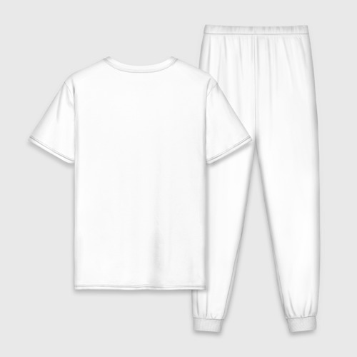 Мужская пижама хлопок Сноуборд, цвет белый - фото 2