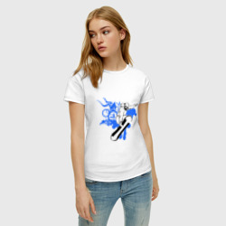 Женская футболка хлопок Сноуборд - фото 2
