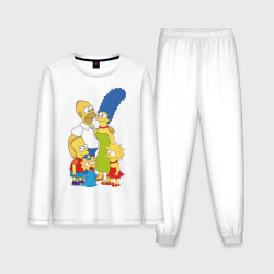 Мужская пижама с лонгсливом хлопок The Simpsons 2