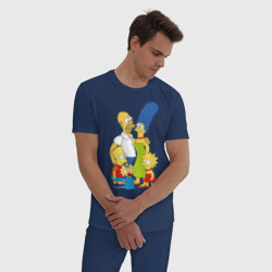 Мужская пижама хлопок The Simpsons 2 - фото 2