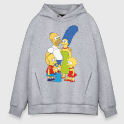 Мужское худи Oversize хлопок The Simpsons 2