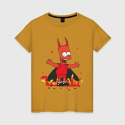 Женская футболка хлопок Bart Devil