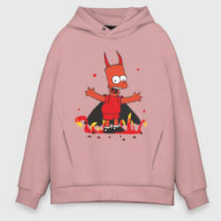 Мужское худи Oversize хлопок Bart Devil