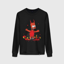 Женский свитшот хлопок Bart Devil