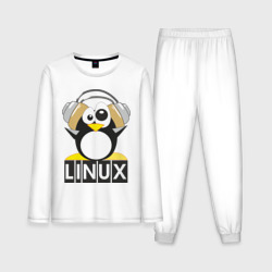 Мужская пижама с лонгсливом хлопок Linux 6