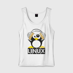 Женская майка хлопок Linux 6
