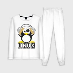 Женская пижама с лонгсливом хлопок Linux 6