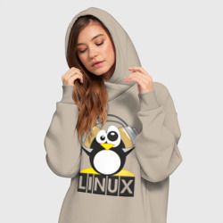Платье-худи хлопок Linux 6 - фото 2