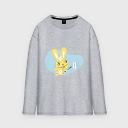 Женский лонгслив oversize хлопок Happy tree friend 1