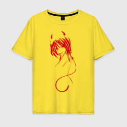 Мужская футболка хлопок Oversize Devil Girl