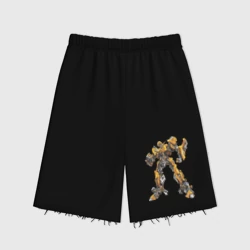 Женские шорты oversize футер хлопок Bumblebee