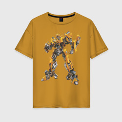 Женская футболка хлопок Oversize Bumblebee