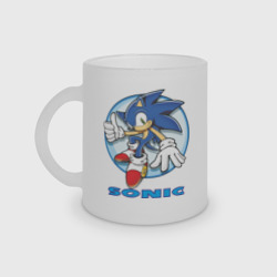 Кружка матовая стеклянная Sonic