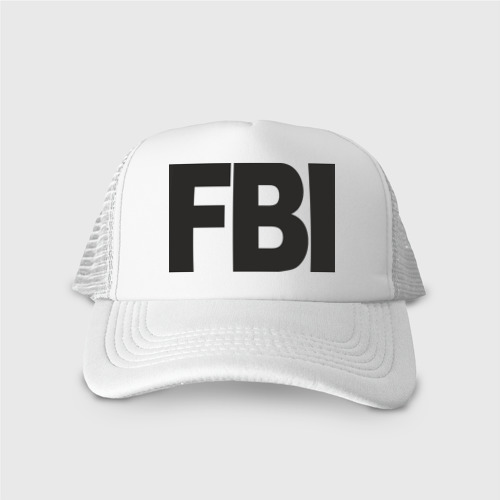 Кепка тракер с сеткой FBI