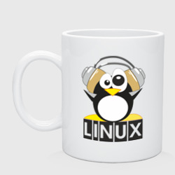 Кружка керамическая Linux