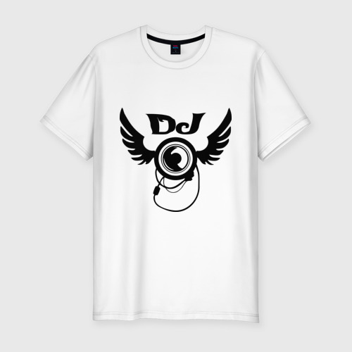 Мужская футболка хлопок Slim DJ (6), цвет белый